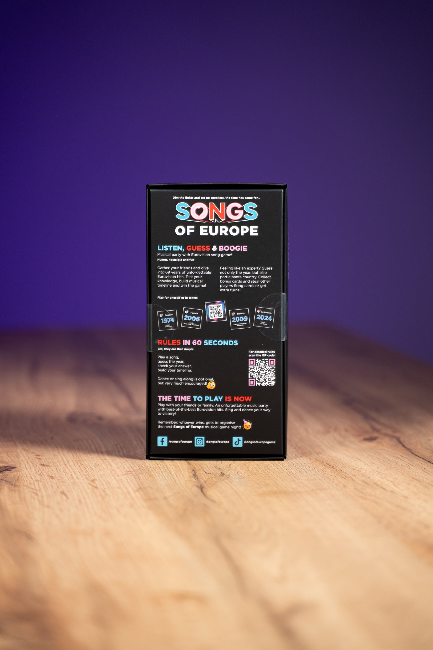 SONGS OF EUROPE
